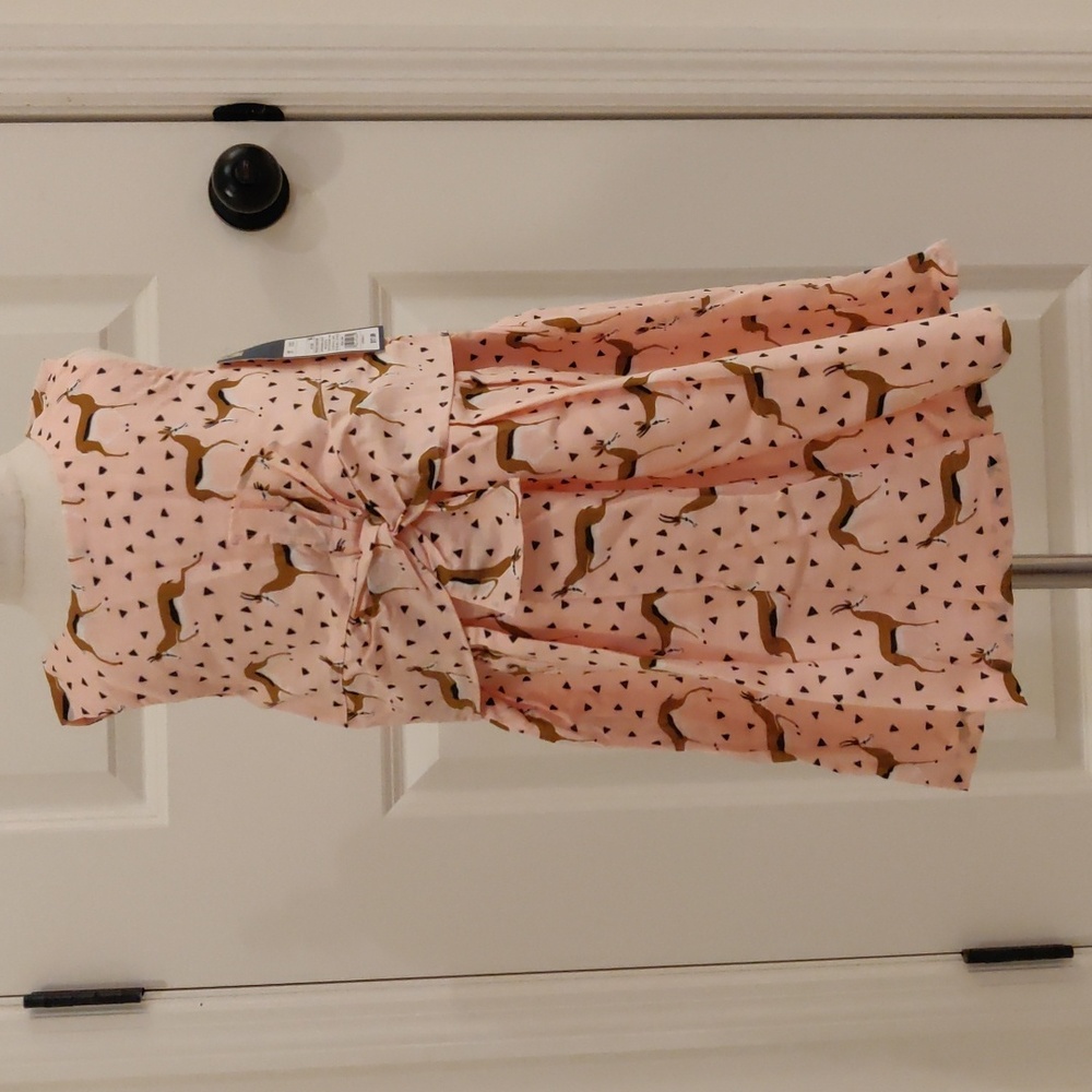 New!Genuine Kids Oshkosh Girls Rose Quartz OpaqueCotton Sleeveless Dress Y2K Vng